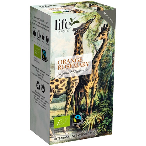 Svart Te Apelsin Rosmarin Eko 20-p Life by Follis