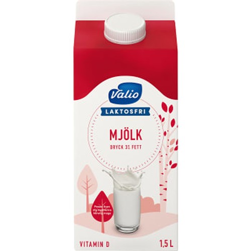 Mjölk Laktosfri 3% 1,5l Valio Eila