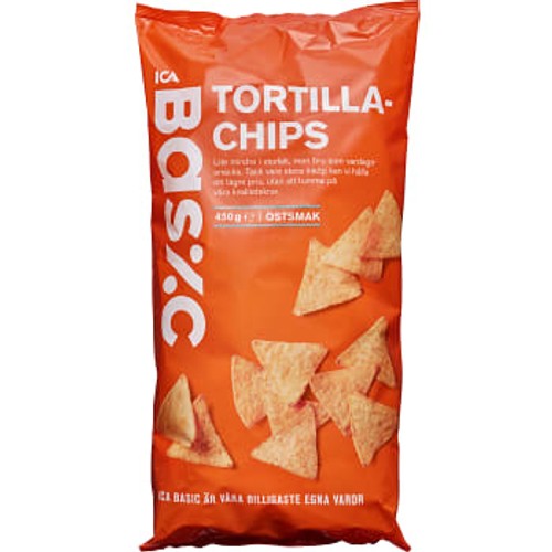 Tortillachips Ost 450g ICA Basic