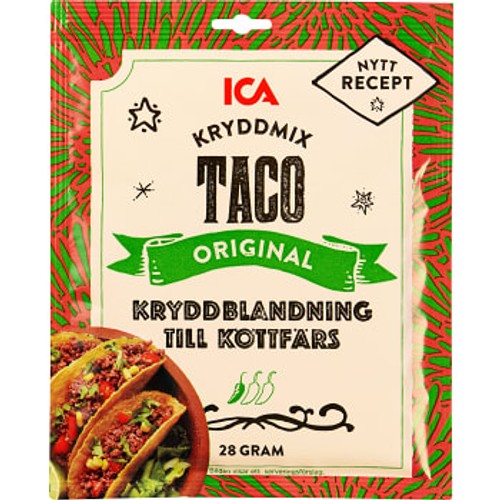 Kryddmix Taco mild 28g ICA