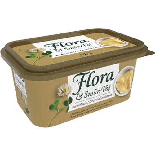 Margarin med Smör Normalsaltat 70% 500g Flora