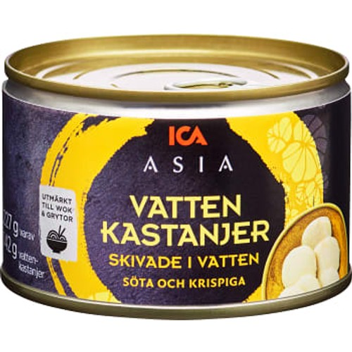 Skivade Vattenkastanjer i vatten 227g ICA Asia