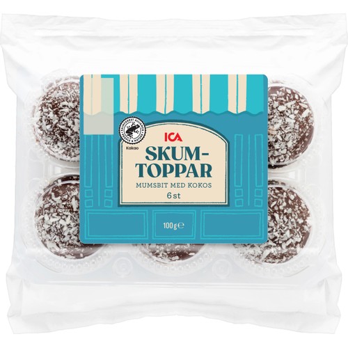 Skumtoppar Kokos 6-p 100g ICA
