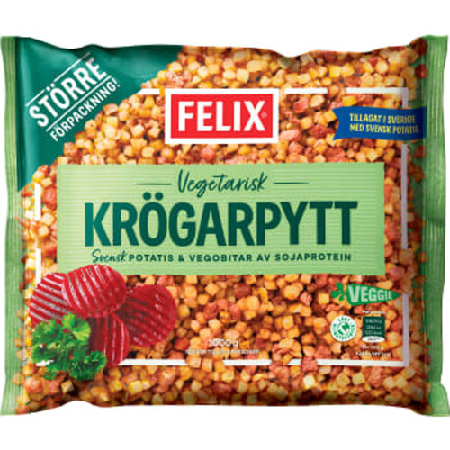 Vegetarisk Krögarpytt 1000g Felix