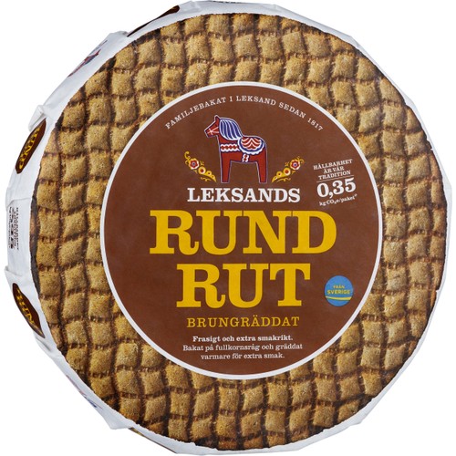 Rundrut brungräddat 700g Leksands Knäckebröd