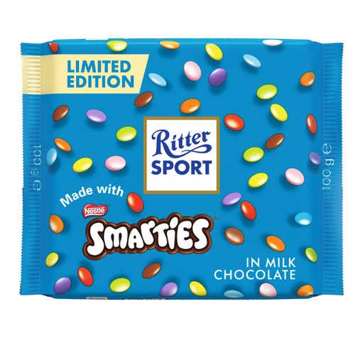 Choklad Smarties Milk Chocolate 100g Ritter