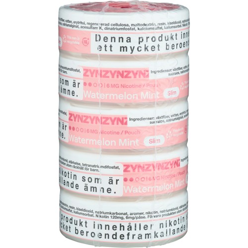 Zyn Watermelon Mint Slim 6mg S2 Stock