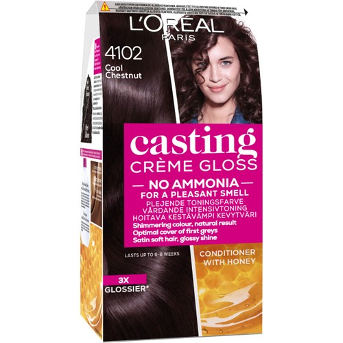 Hårtoning 4102 Cool Chestnut 1-p Casting Creme Gloss
