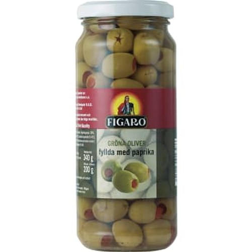 Oliver Gröna med Pimiento 340g Figaro
