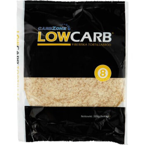 Carbzone Tortillas 8-p 320g Low Carb