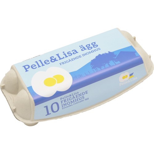 Ägg M/L 10-p Pelle & Lisa
