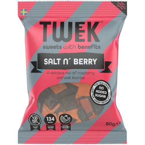 Godis Salt N' Berry 80g Tweek