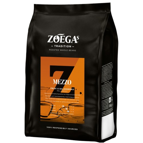 Kaffe Hela Bönor Mezzo 500g Zoegas