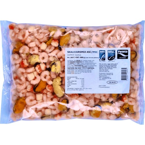 Skaldjursmix Fryst 800g Feldt's