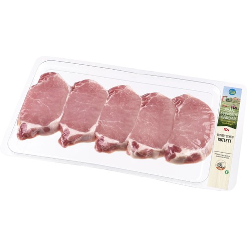 Kotlett Färsk Skivad Benfri ca 600g ICA