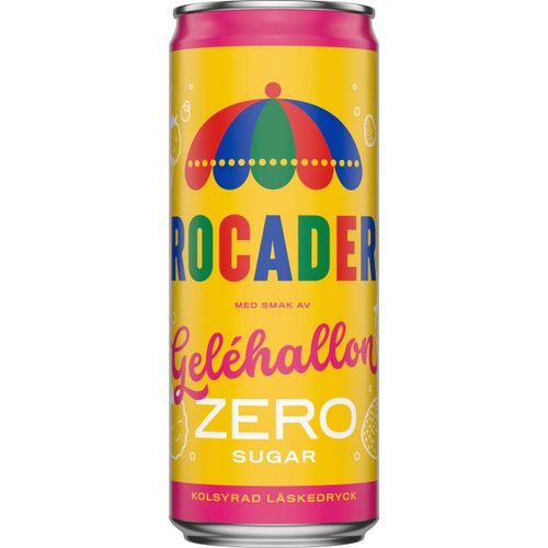 Läsk Geléhallon Zero 33cl Trocadero