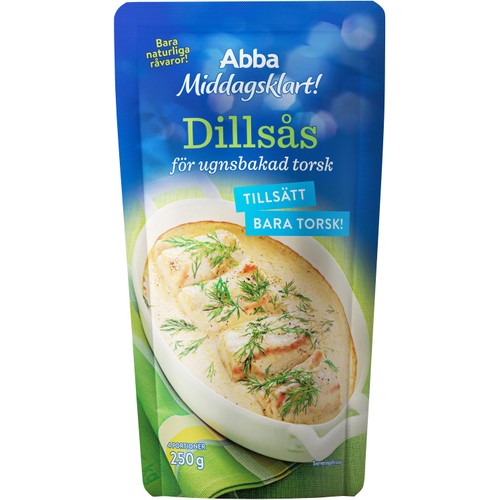 Dillsås för ugnsbakad torsk 250g Abba