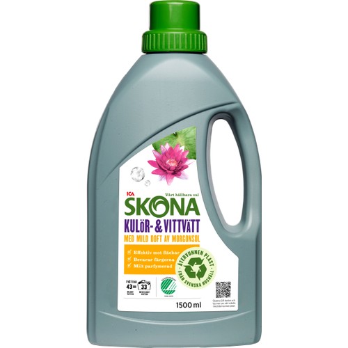 Kulör o vittvätt morgonsol 1.5l ICA Skona