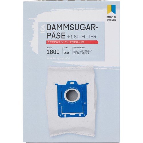 Dammsugarpåse 1800  5-p ICA