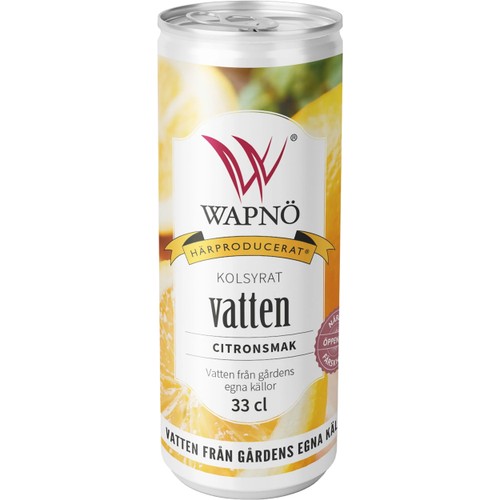 Kolsyrat Vatten Citron 330ml Wapnö