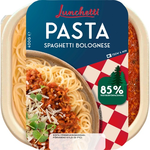 Färdigmat Spaghetti Bolognese 400g Lunchetti