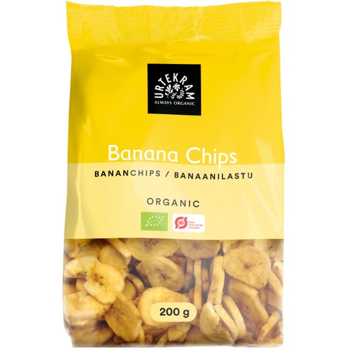 Bananchips Ekologisk 200g Urtekram