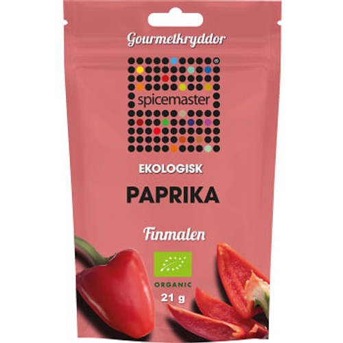 Krydda Paprika påse Ekologisk 21g Spicemaster