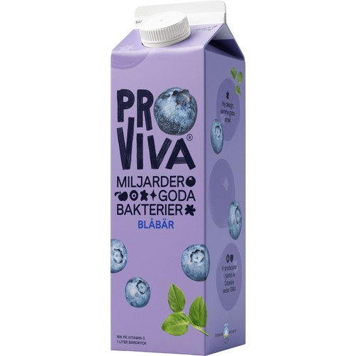 Fruktdryck Blåbär 1l Proviva