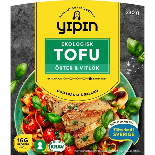 Tofu örtmarinerad Ekologisk 230g KRAV YiPin
