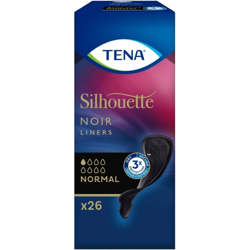 Trosskydd Silhouette Noir Liners 26-p Tena