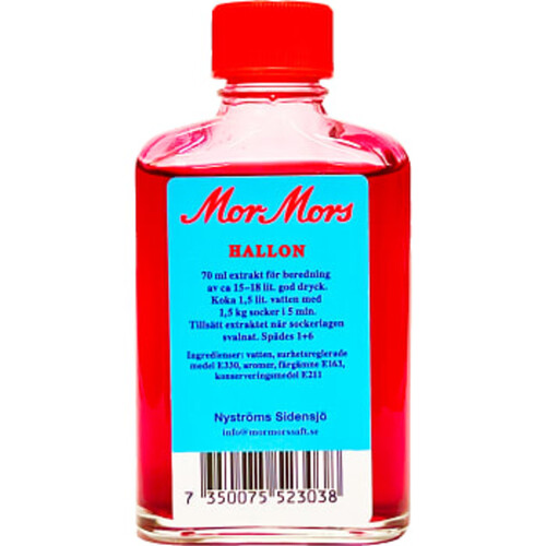 Saft Hallon Mormors 70ml Norrbröd