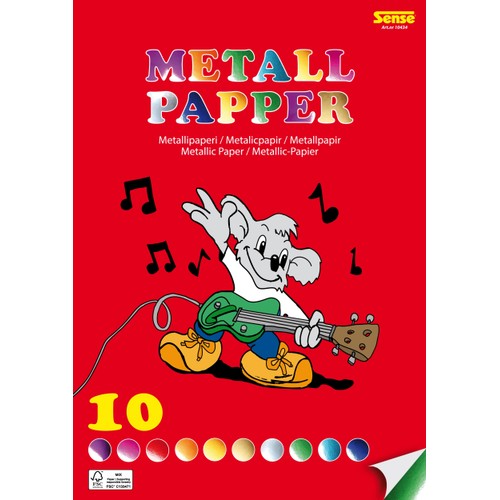 Metall papper A4 10 ark Sense