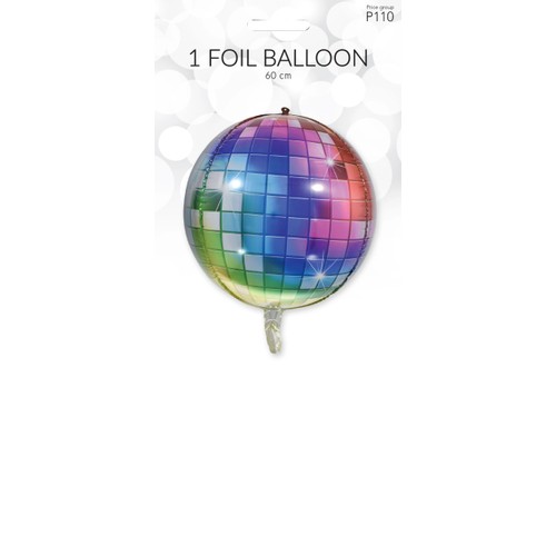 Folieb discokula multi 60cm Happy Party