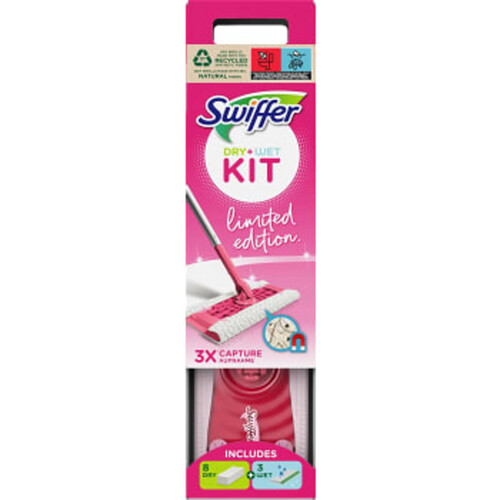 Golvmopp Startkit Swiffer 
br
 Rosa Bandet