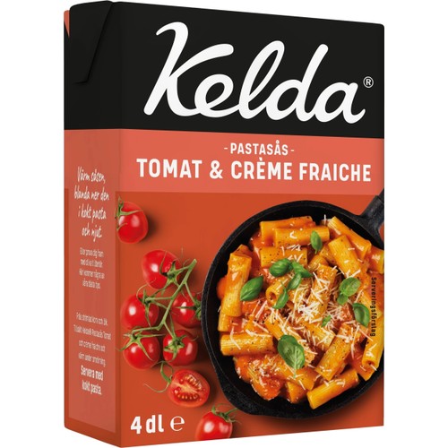 Pastasås Tomat & Crème Fraiche 4dl Kelda