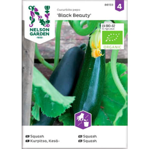 Squash Organic Nelson 1-p Garden