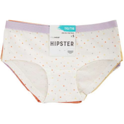 Hipster Lily rand 5p 110/116 mywear