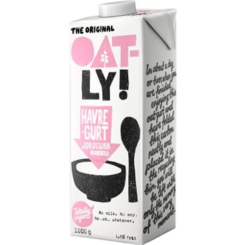 Havregurt Jordgubb 2% 1l Oatly