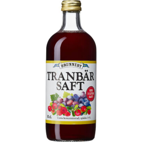 Tranbärssaft 50cl Brunneby