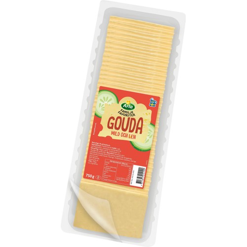 Familjefavoriter Gouda skivad 28% 750g Arla
