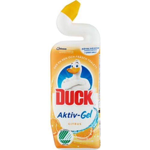 Toalettrengöring WC aktiv gel Citrus 750ml Miljömärkt Duck