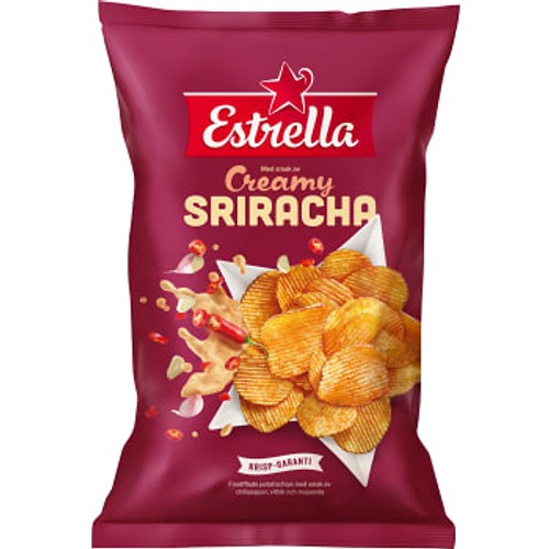 Chips Creamy Sriracha chili 275g Estrella