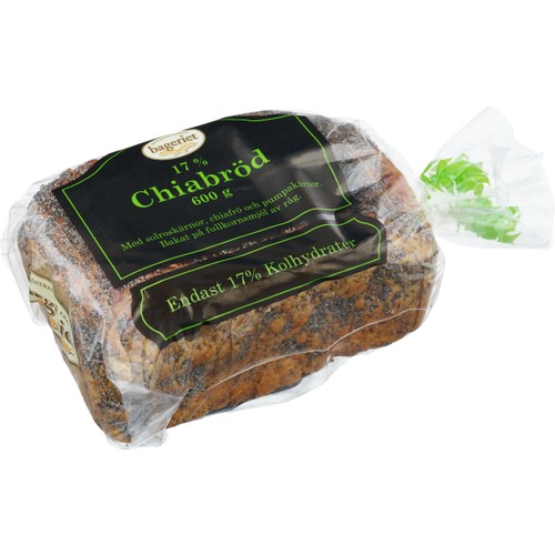 Chiabröd 17% 600g Bageriet Sjöstrands