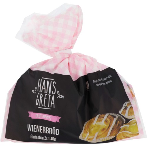 Wienerbröd Glutenfri Fryst 140g Hans & Greta