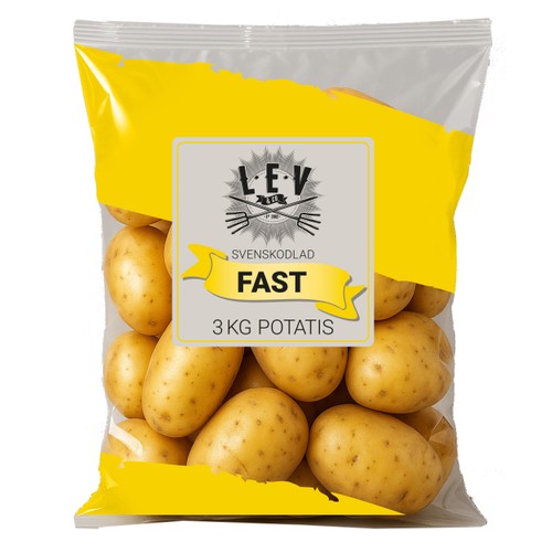 Potatis Fast 3kg Klass 1
