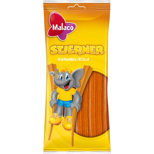 Stjärnor Karamell 92g  Malaco