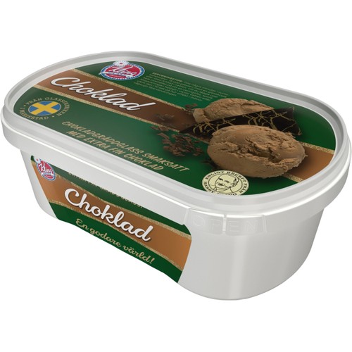 Chokladgräddglass 500ml Kling Glass