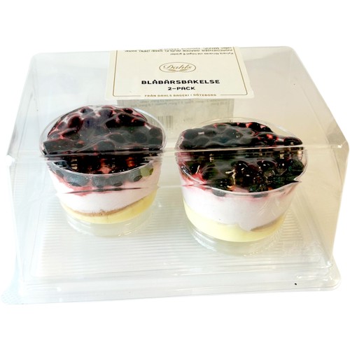 Blåbärsbakelse 2-pack 270g Dahls Bageri