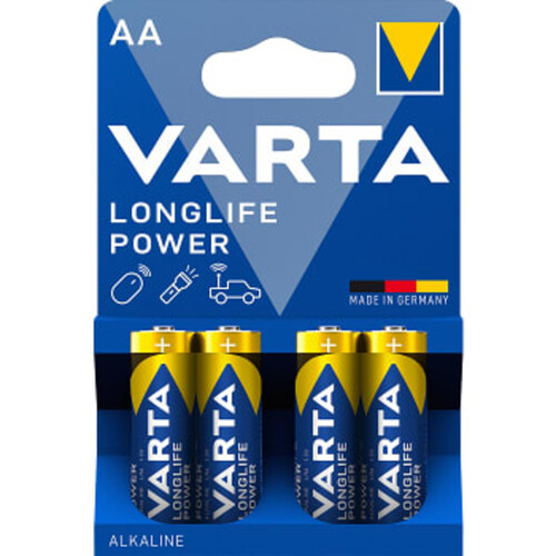 Batteri Longlife power AA 4-p