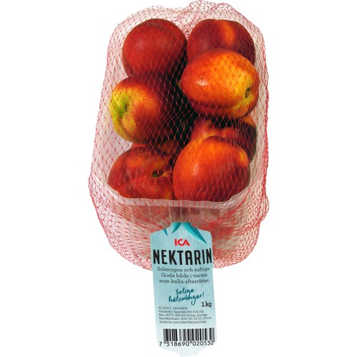 Nektarin i korg 1kg Klass 1 ICA